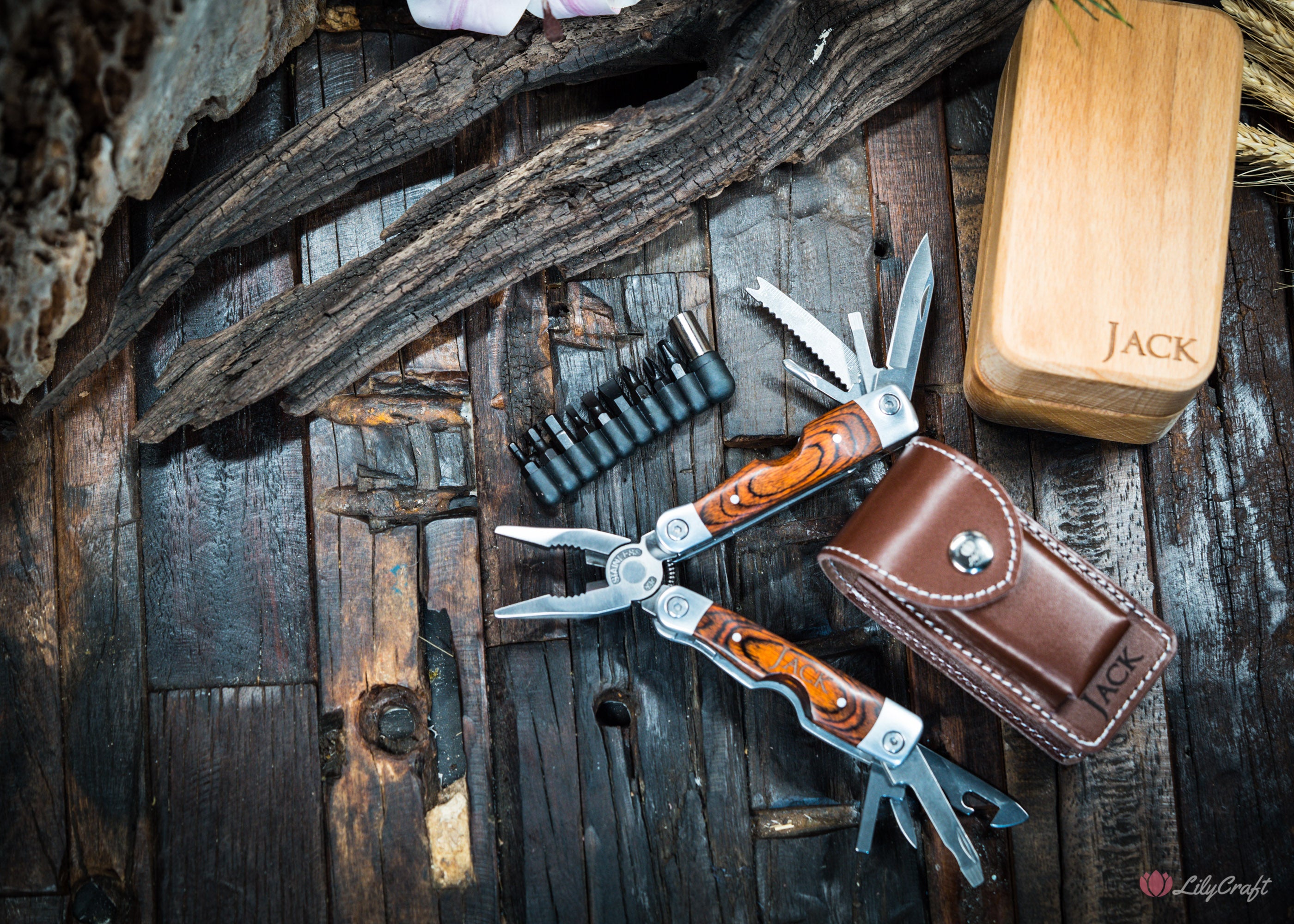 14-in-1 Multi Tool Gift for Him – Stainless Steel, Ready for Anything