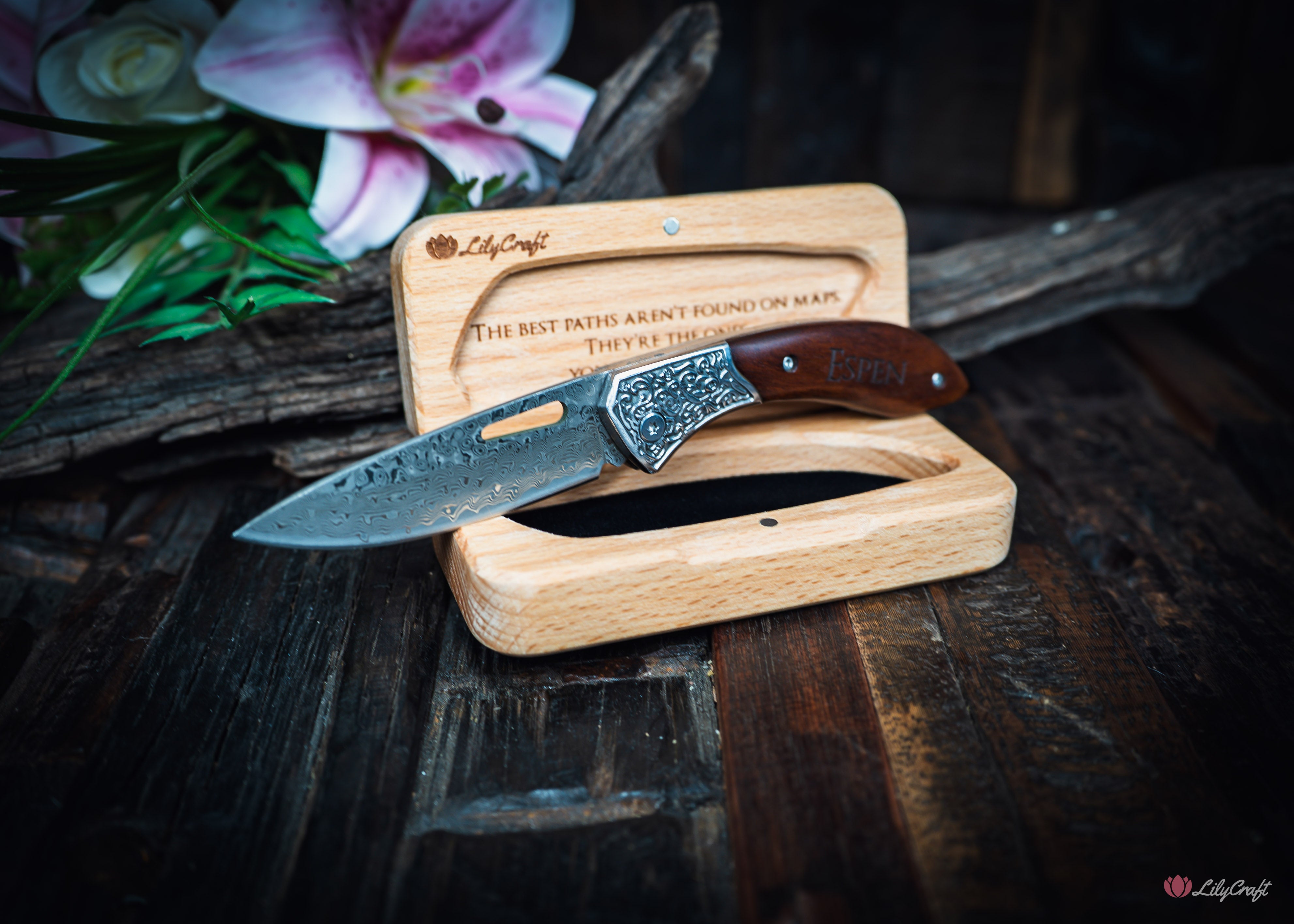 Unique gifts for him - Personalised pocket knife