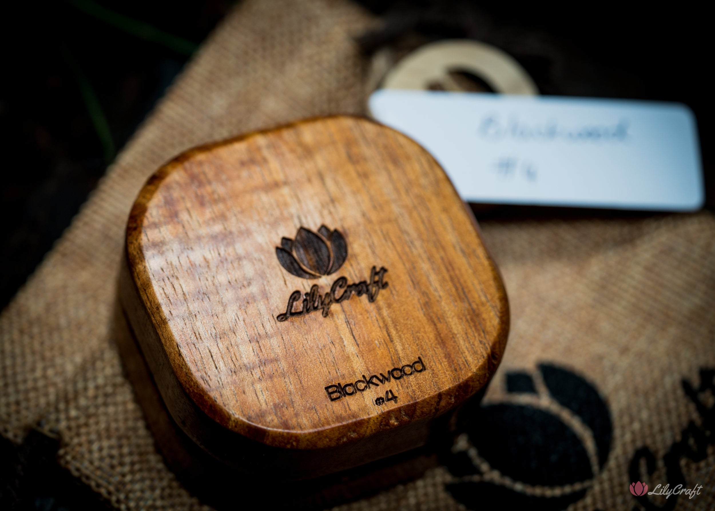 Detailed shot of a Blackwood compass.