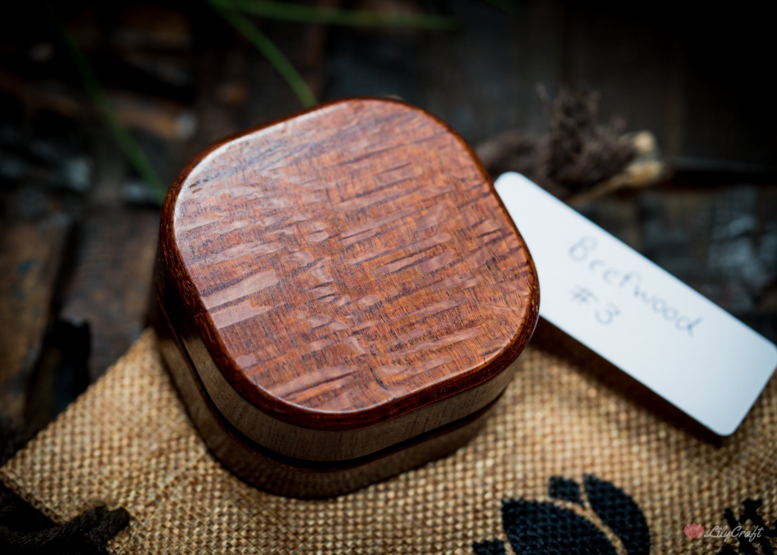 Rare wooden compass perfect for collectors and adventurers.