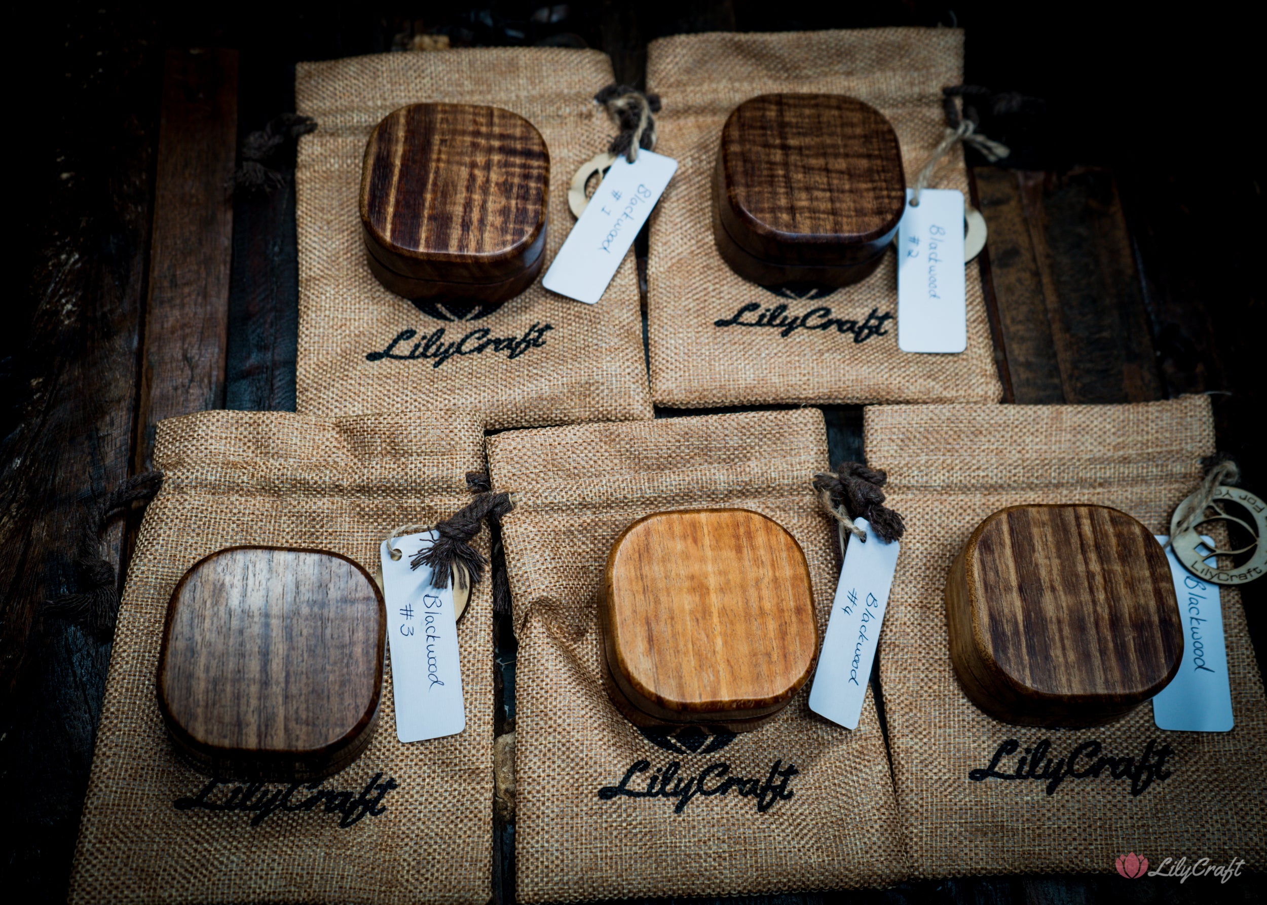 Unique compass crafted from Tasmanian Blackwood.