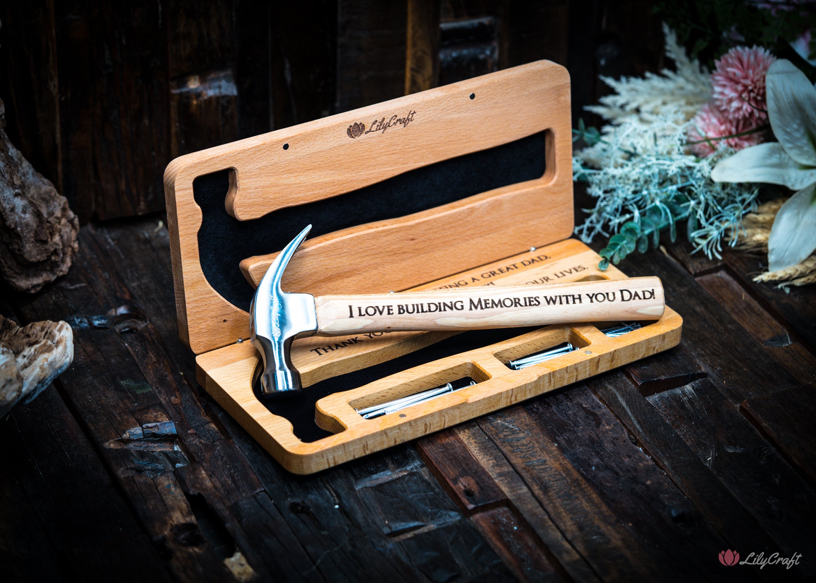 personalised gifts for men i love building memories with you dad