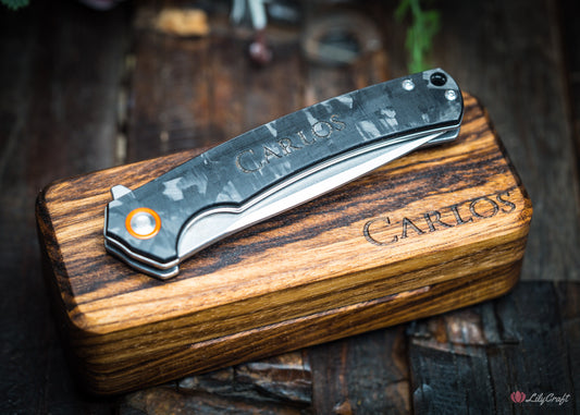 Compact personalized knife for work and daily use