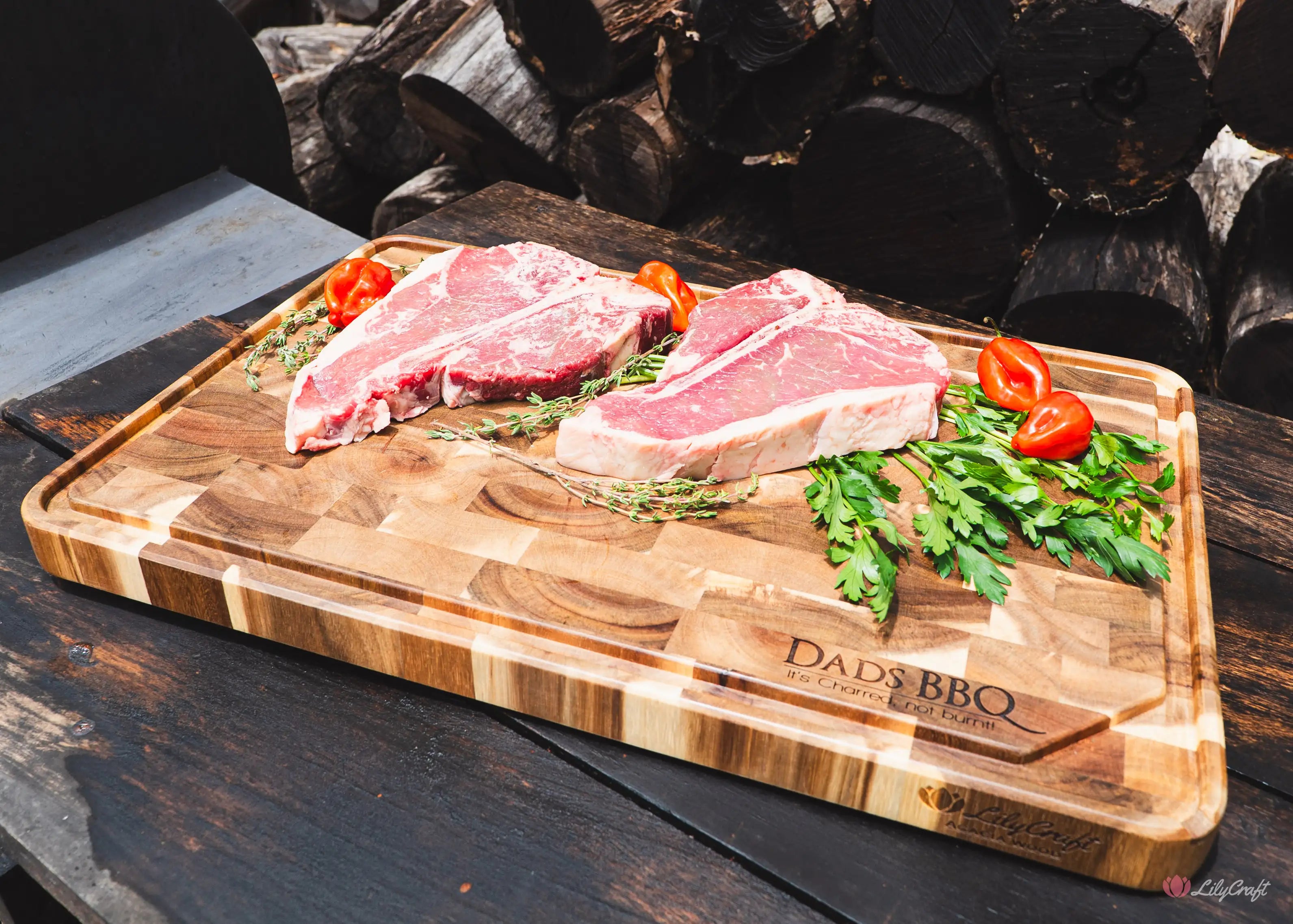 Professional grade self healing end grain cutting board