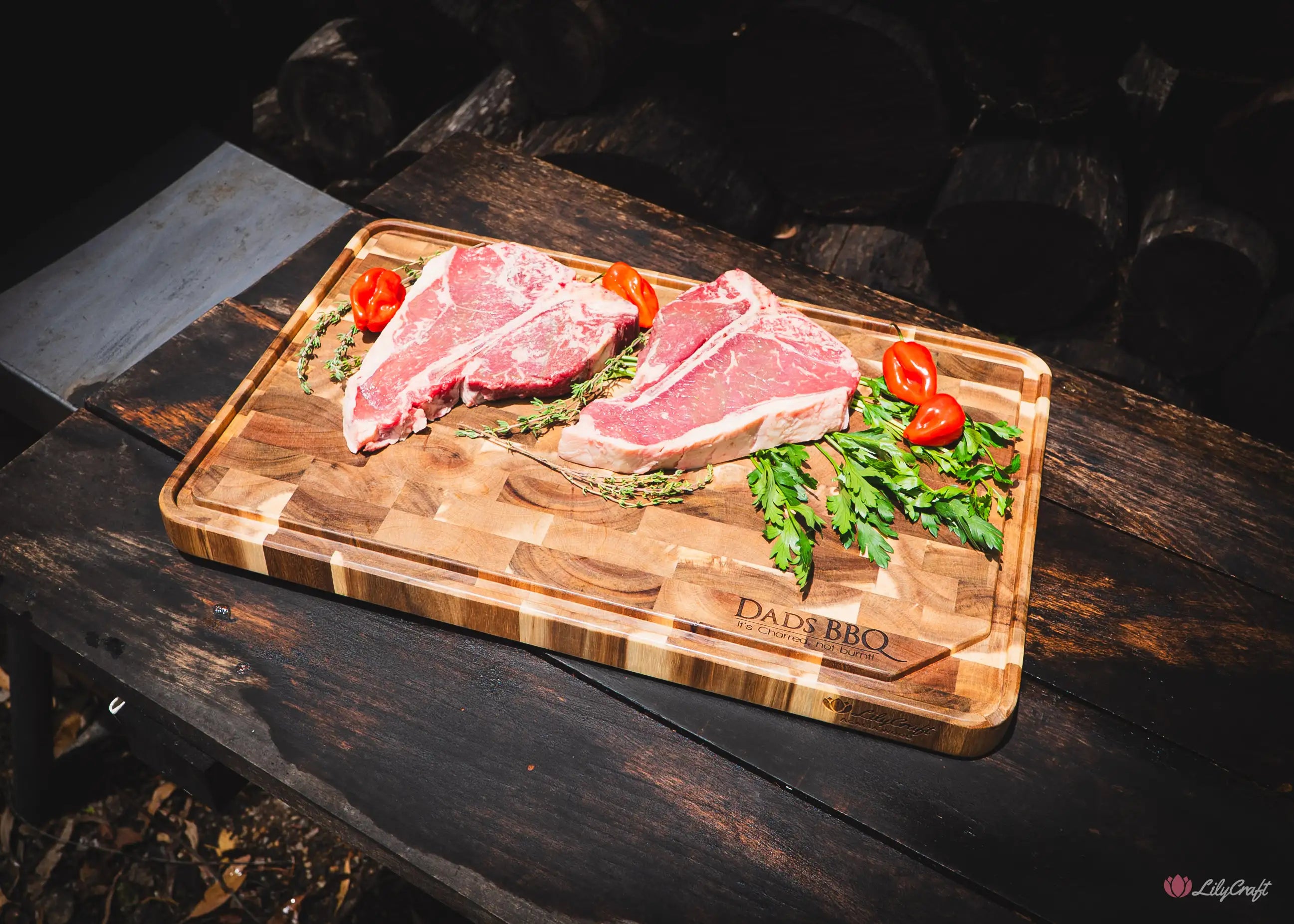 Staff appreciation gifts personalised timber cutting board