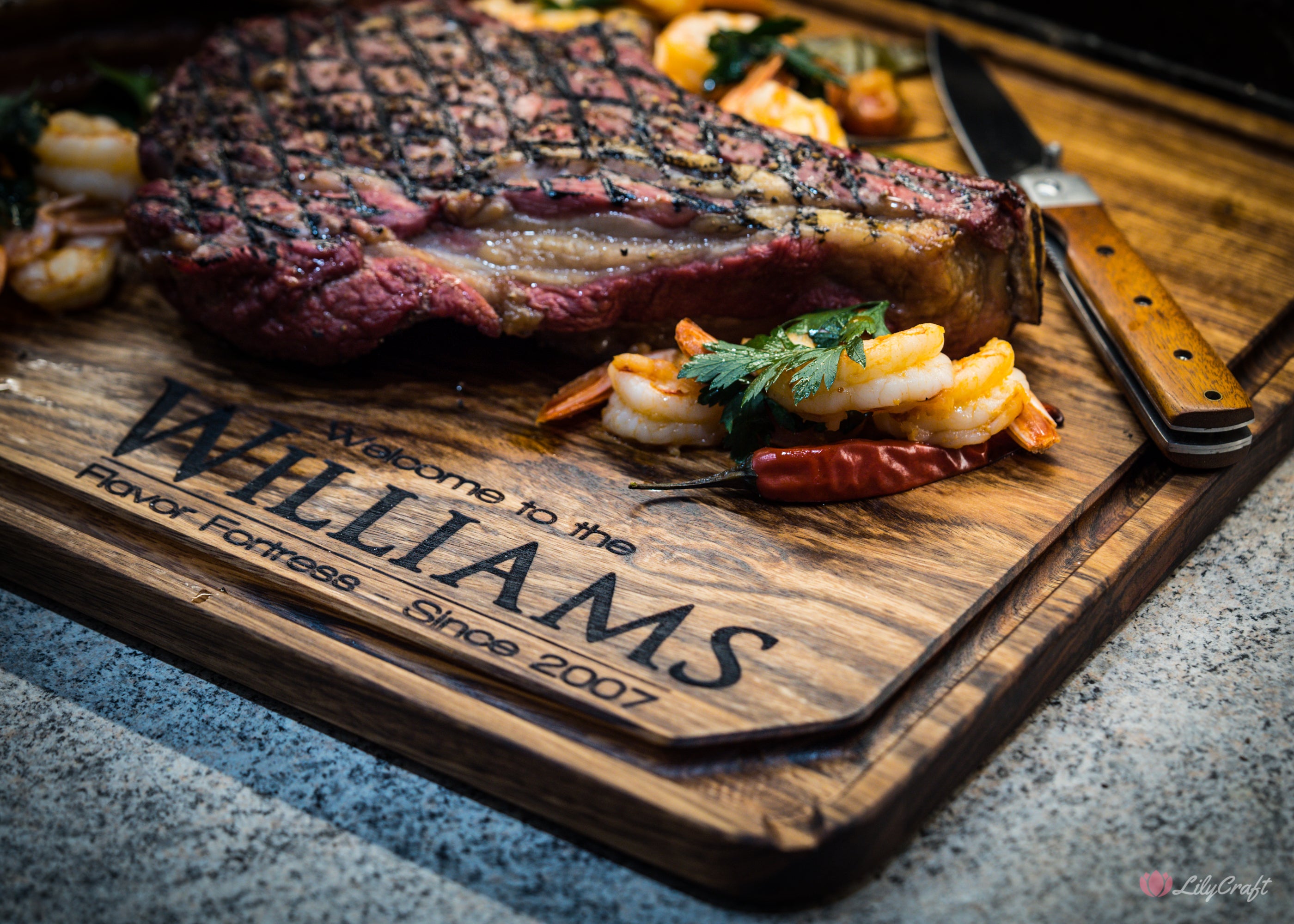 Large BBQ Board Carving Board