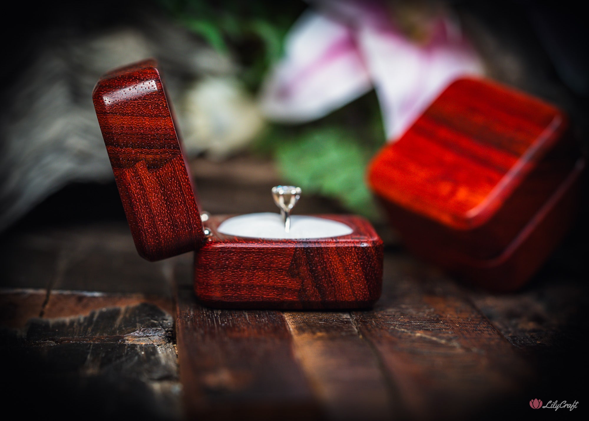 best wooden engagement ring boxes