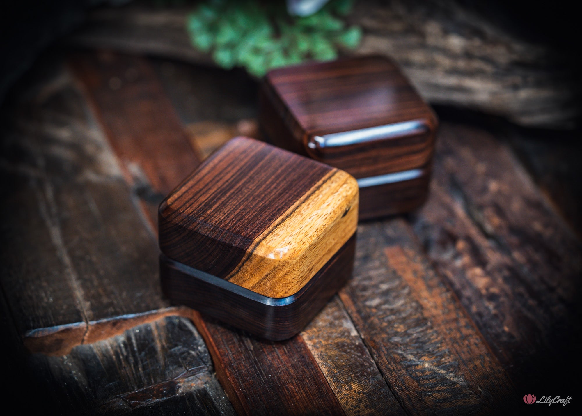 luxury wooden ring boxes