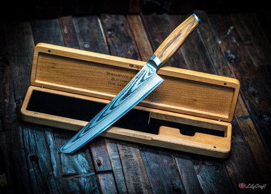 Luxury meat carving knife for Father's Day gift