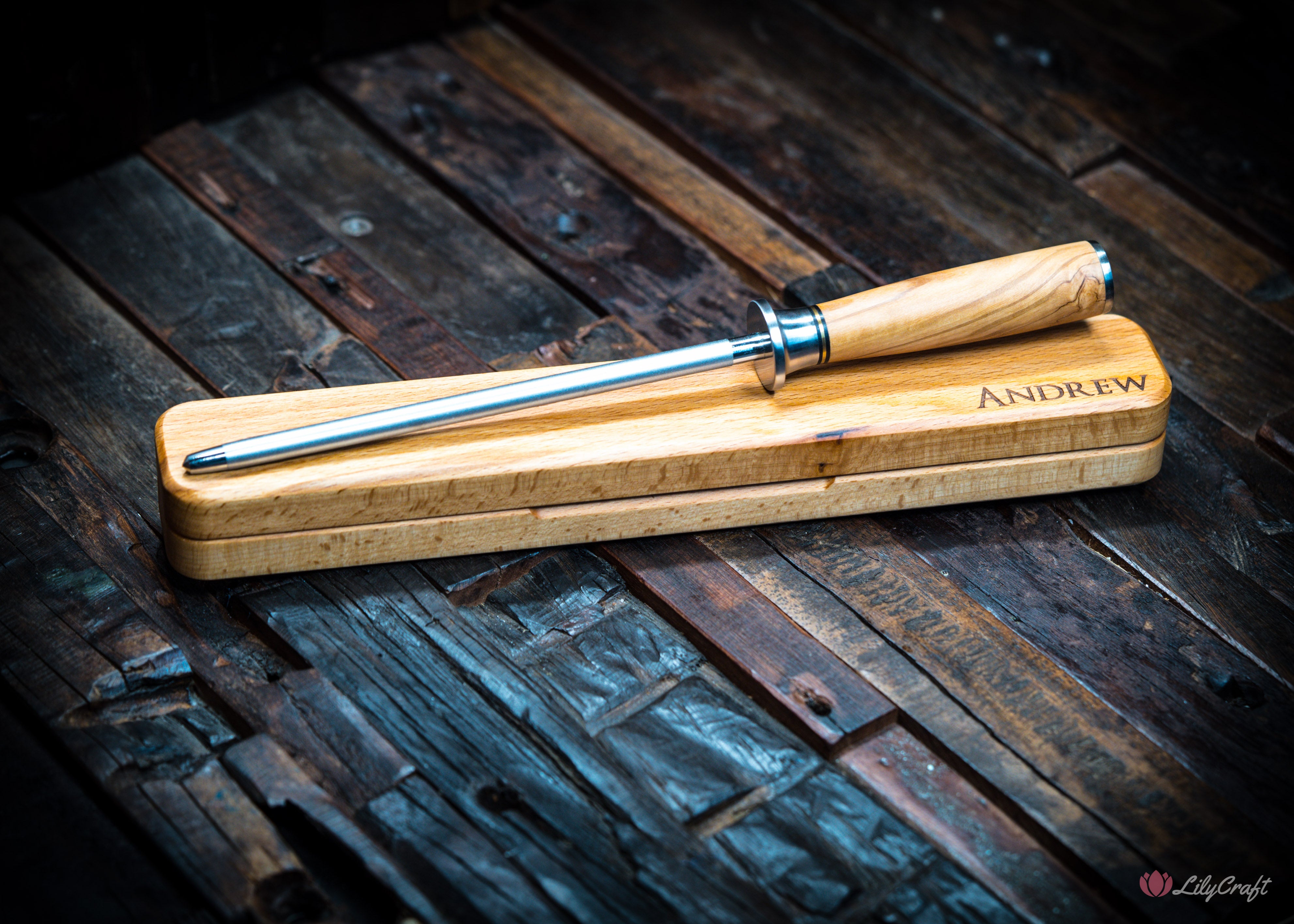 Sharpening rod gift for Father's Day or birthdays