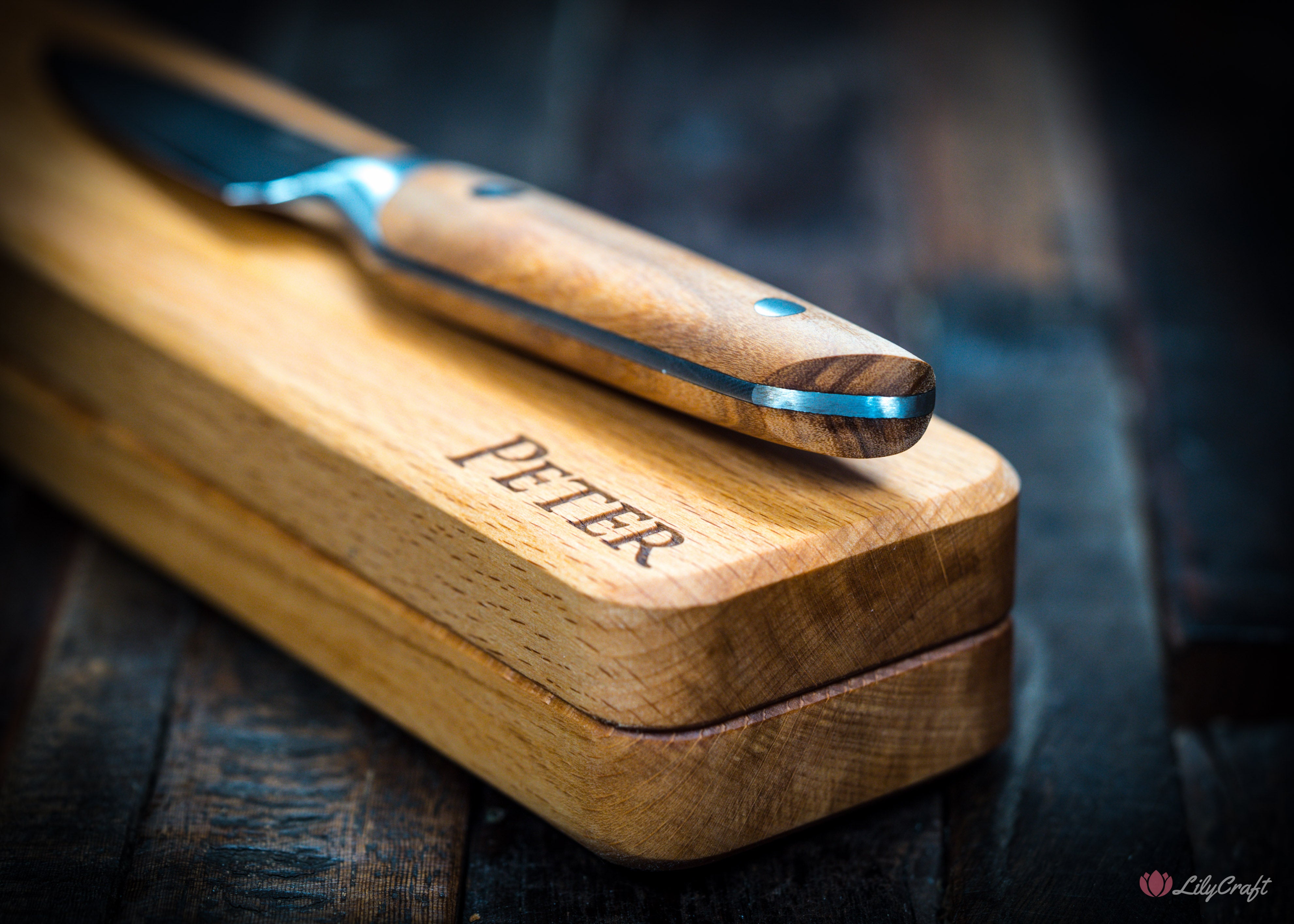 Engraved paring knife gift for home cooks