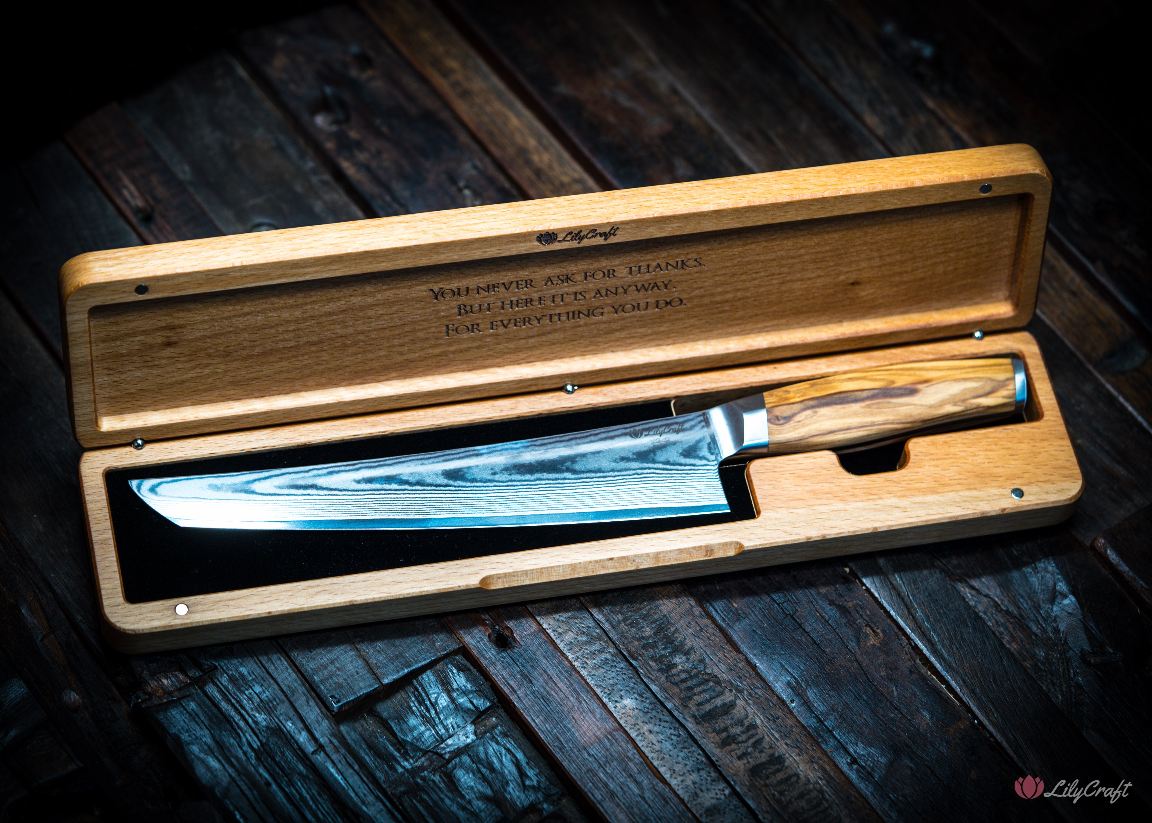 Slicing knife gift for dad who loves cooking