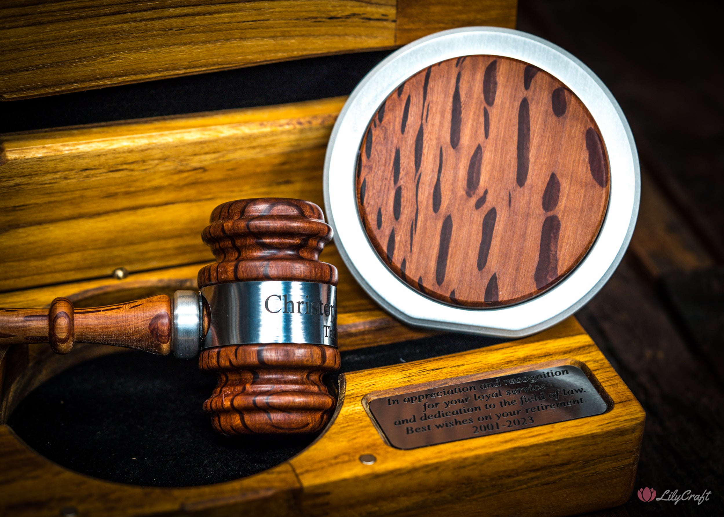 Custom Engraved Gavel for World Leaders