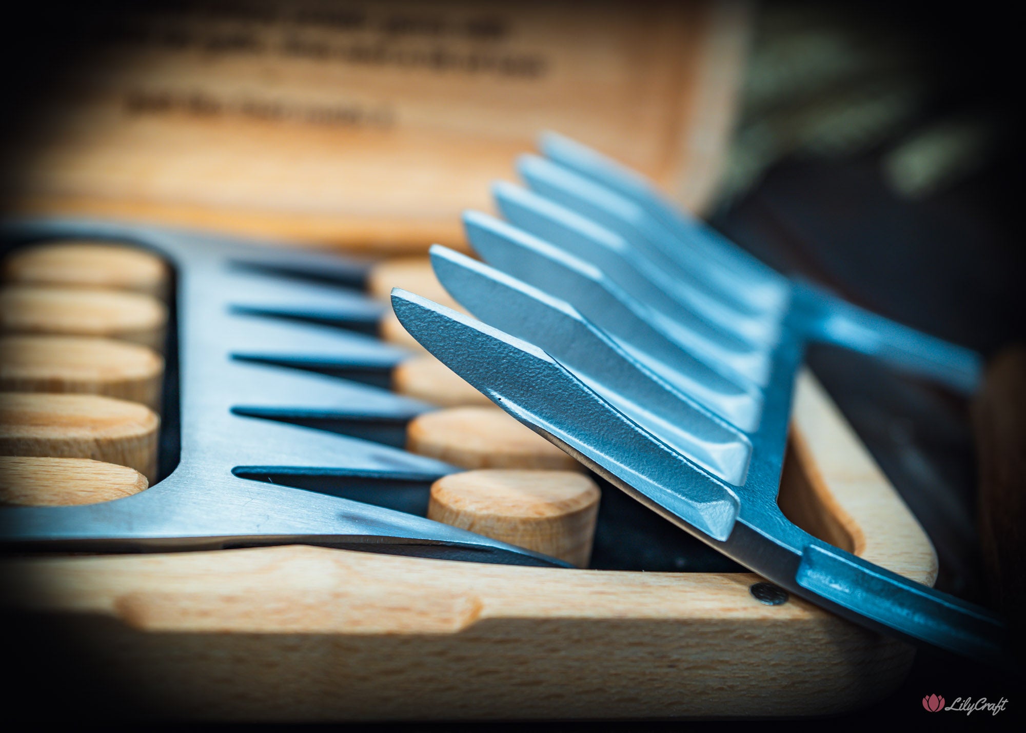 personalised bbq gift set with engraved wooden box