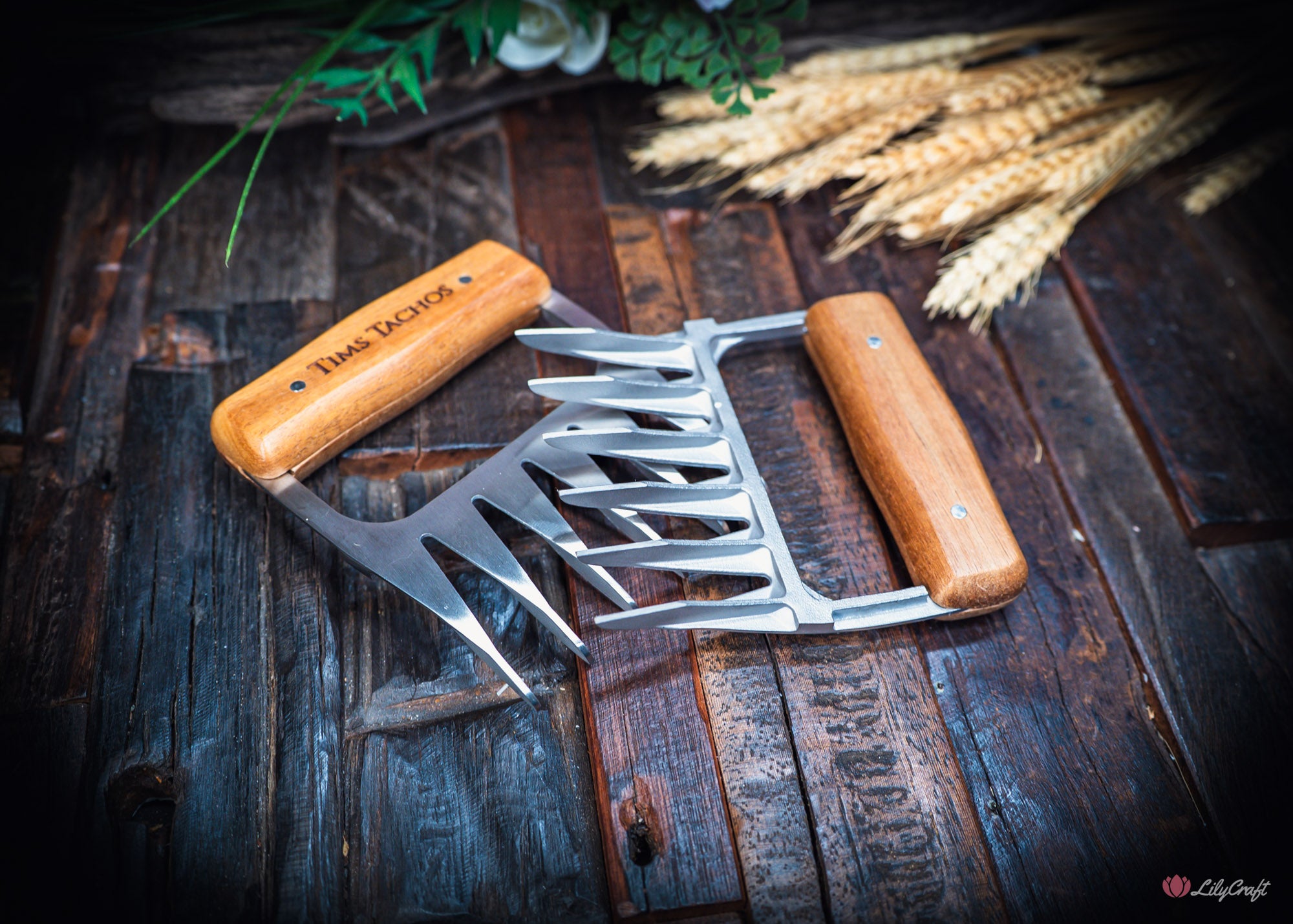 australian made personalised bbq tools by lilycraft