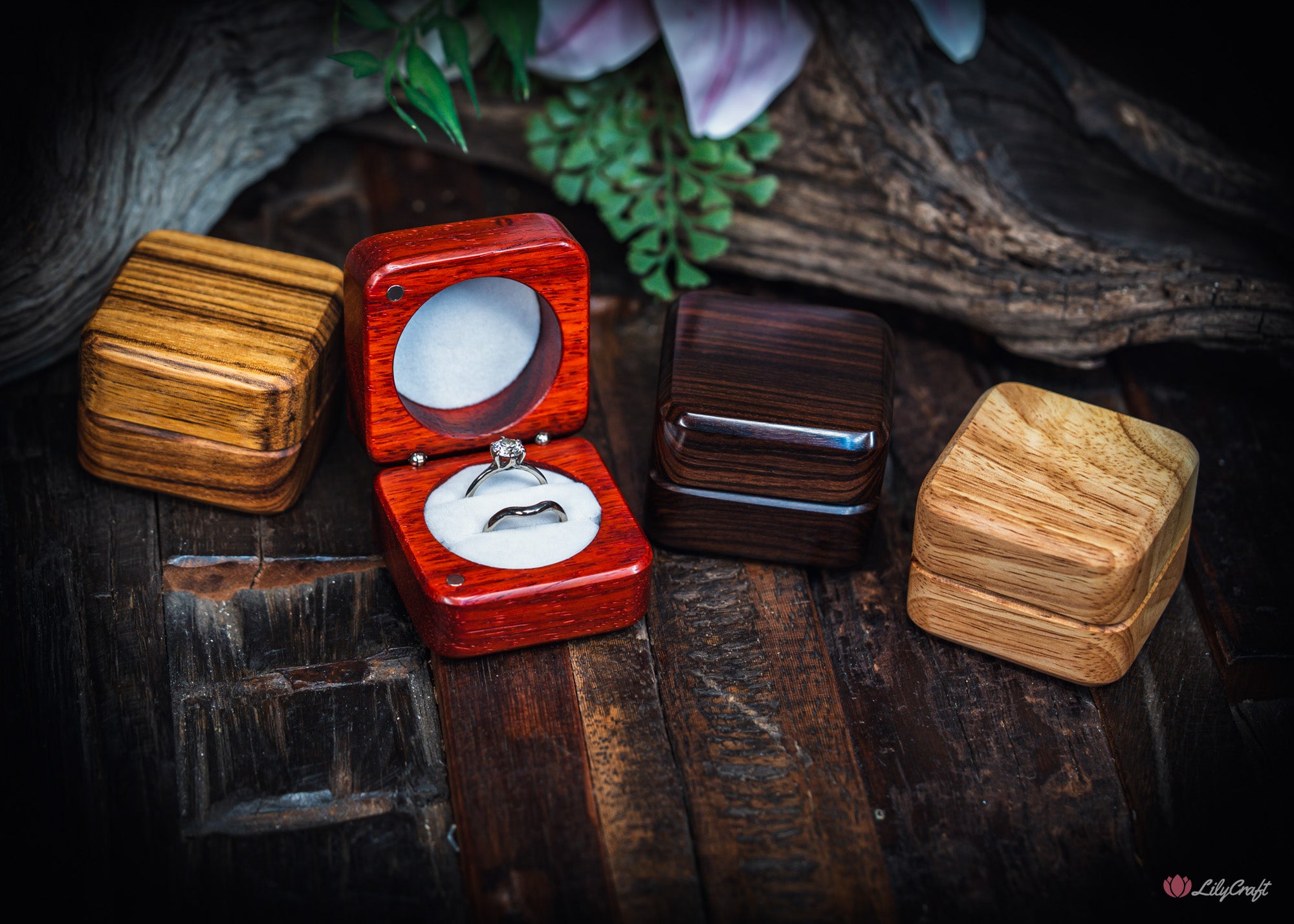 luxury ring boxes made in australia personalised