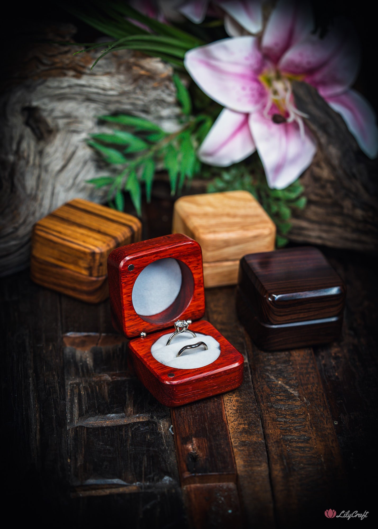 personalised wedding ring boxes made in australia