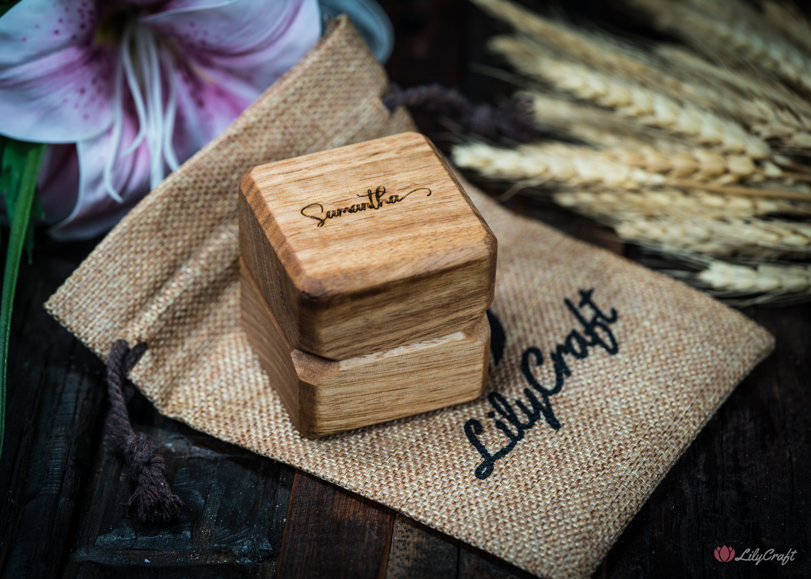 high quality ring box