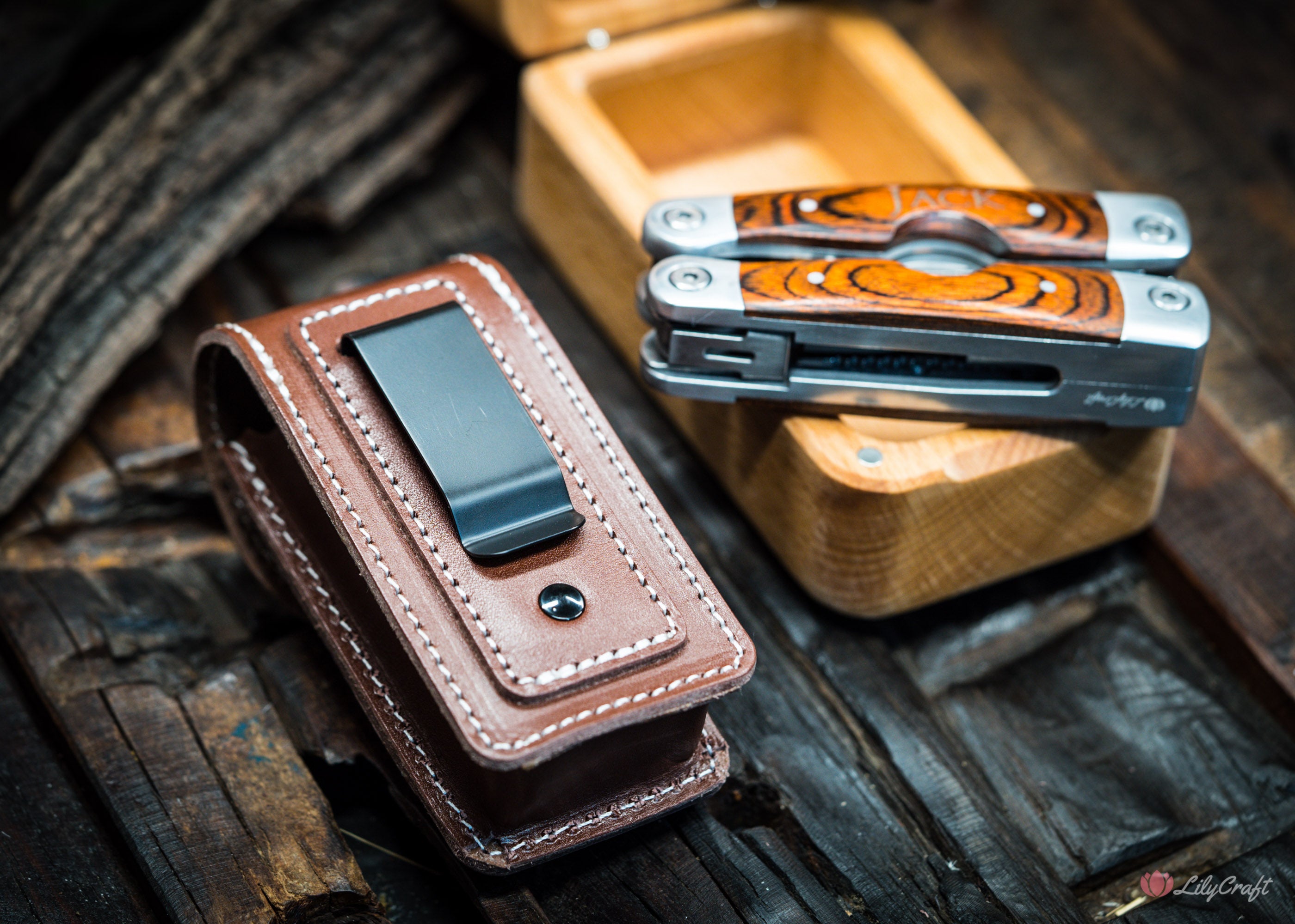 Multi Tool with Leather Pouch & Gift Box – Perfect Gift for Men