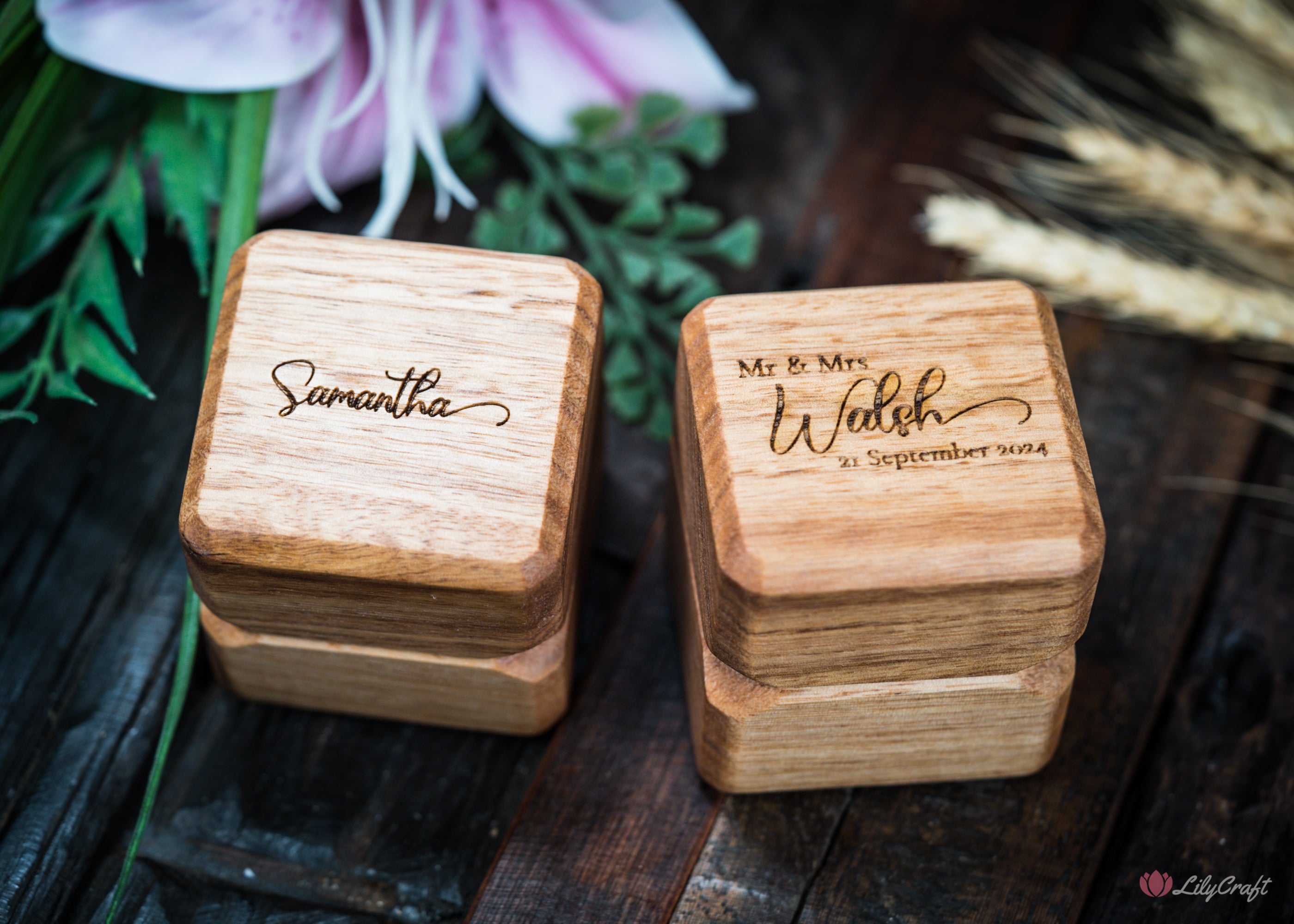 personalised ring box brisbane