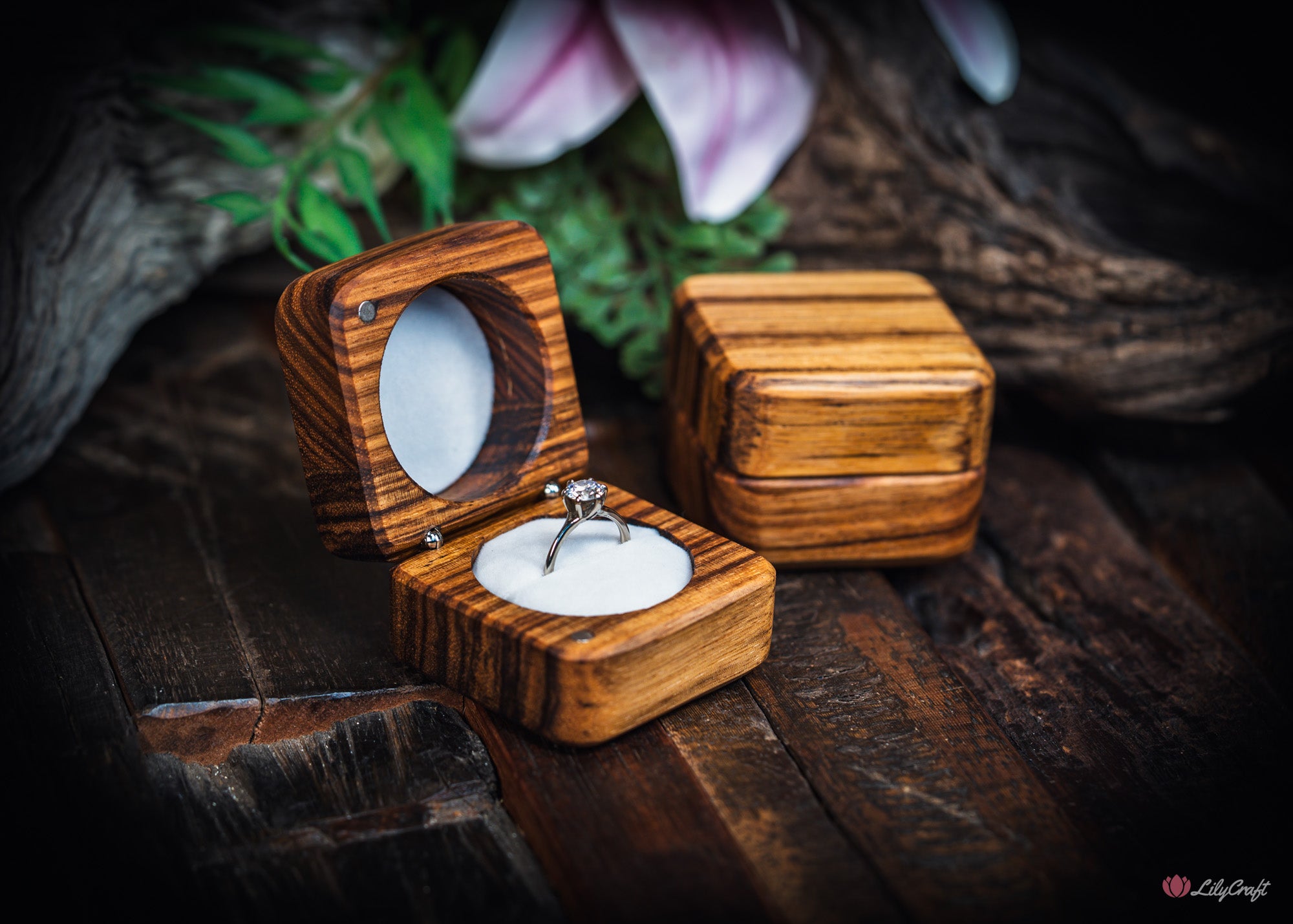 unique ring boxes handmade in australia