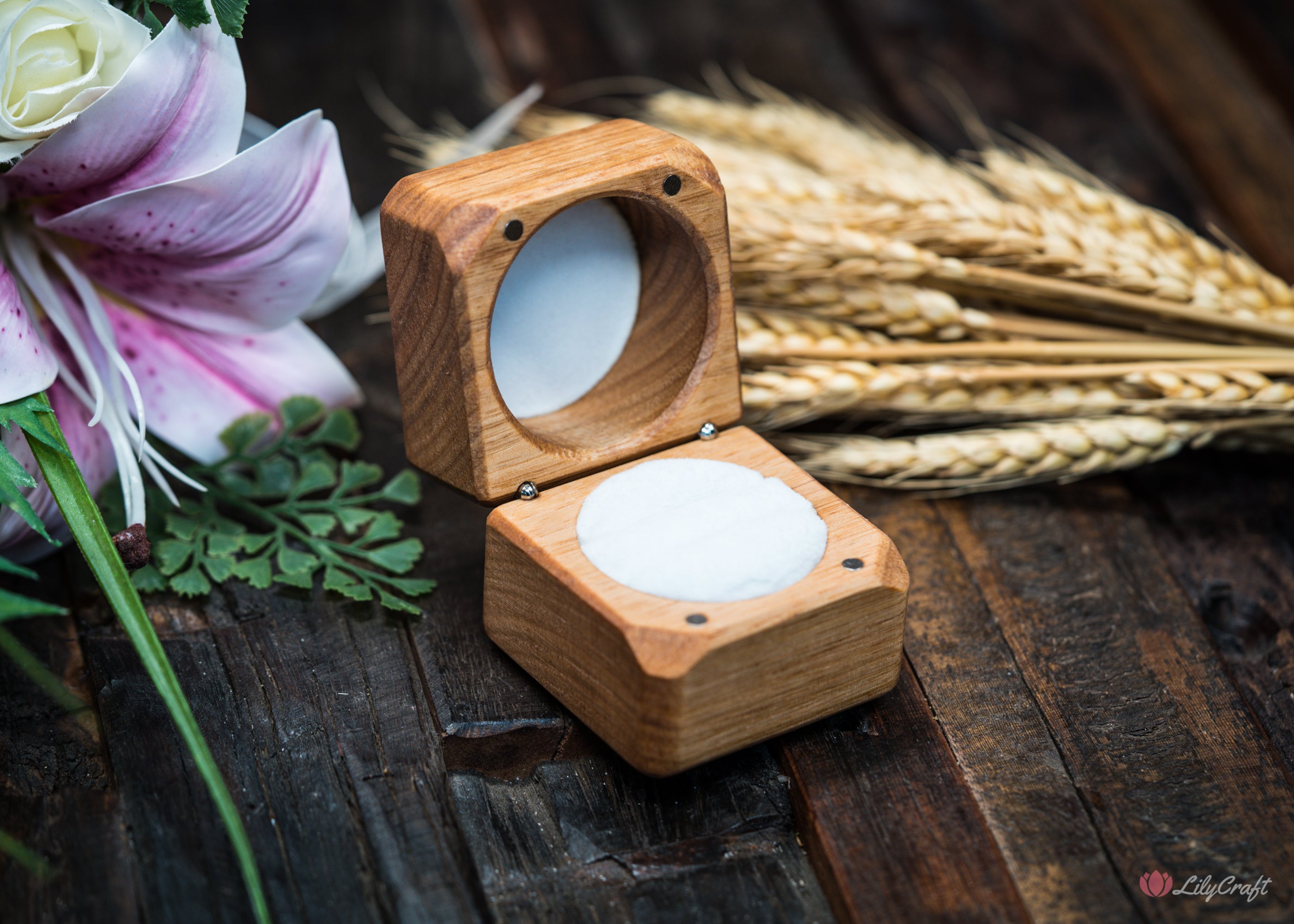 personalised wooden ringbox