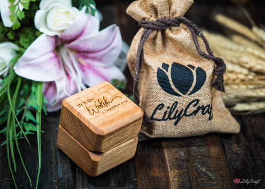 personalised wooden ring box