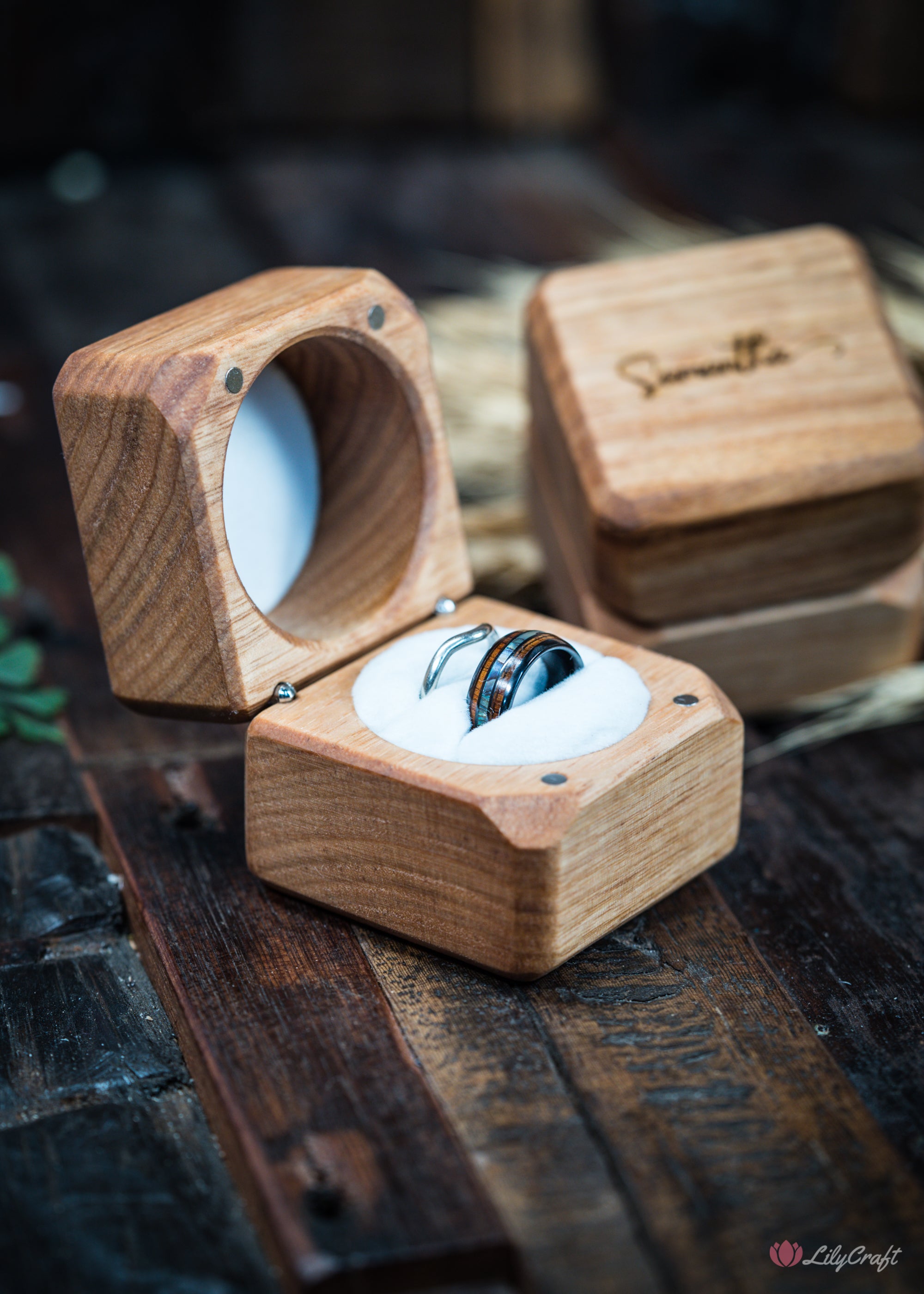 wood ring box