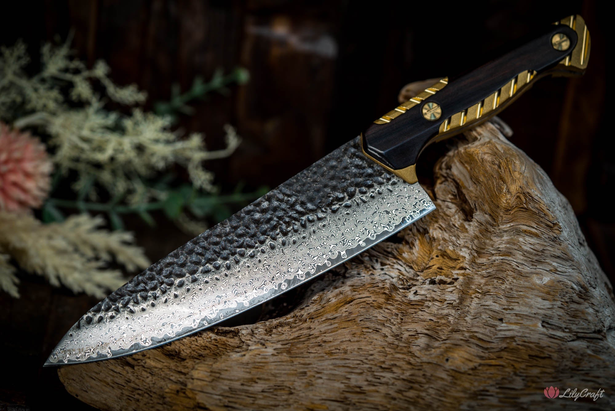 best Damascus steel knife - LilyCraft Cuisiner