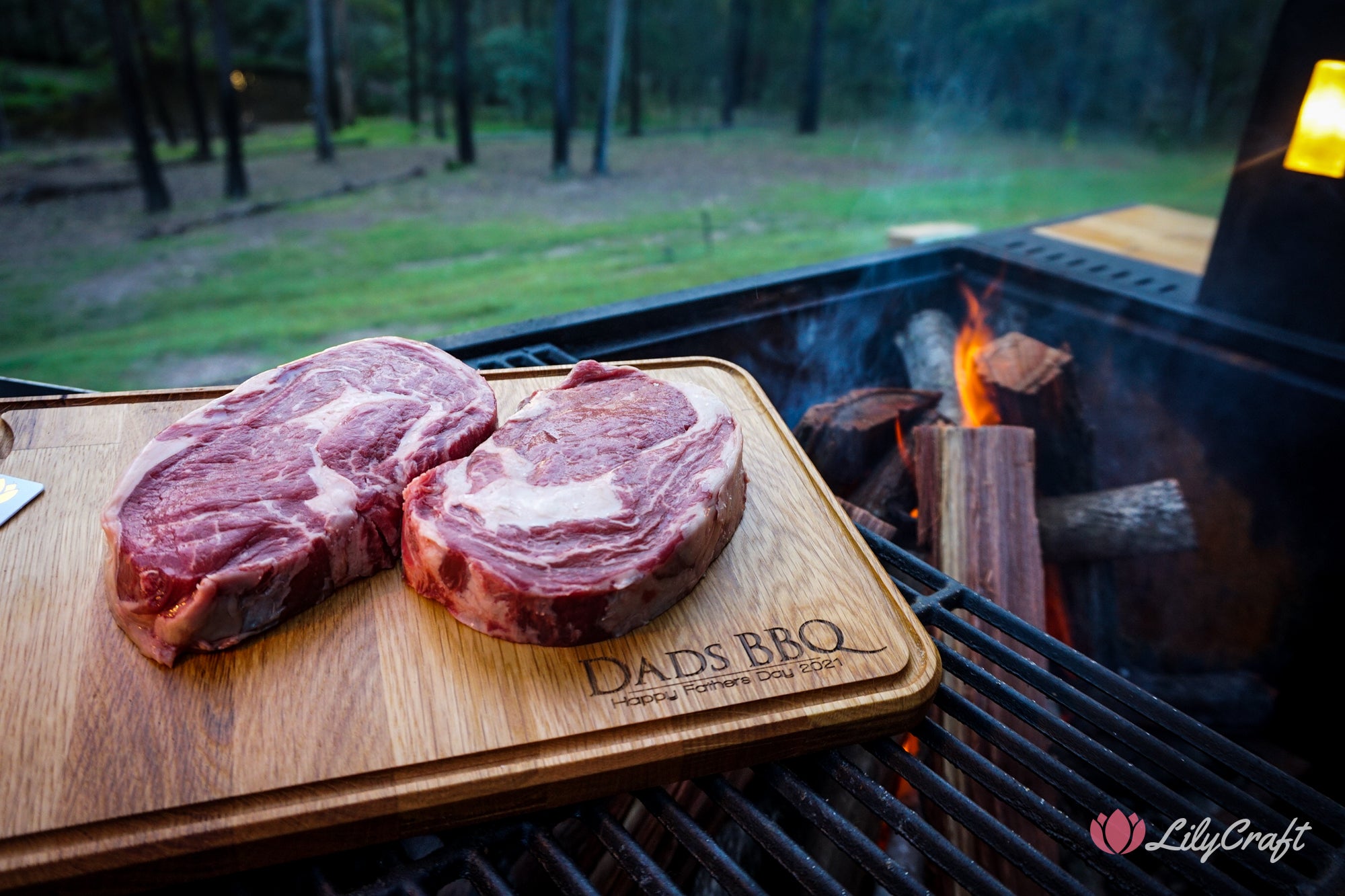 hibachi grill, hibachi platter, juice groove cutting board,