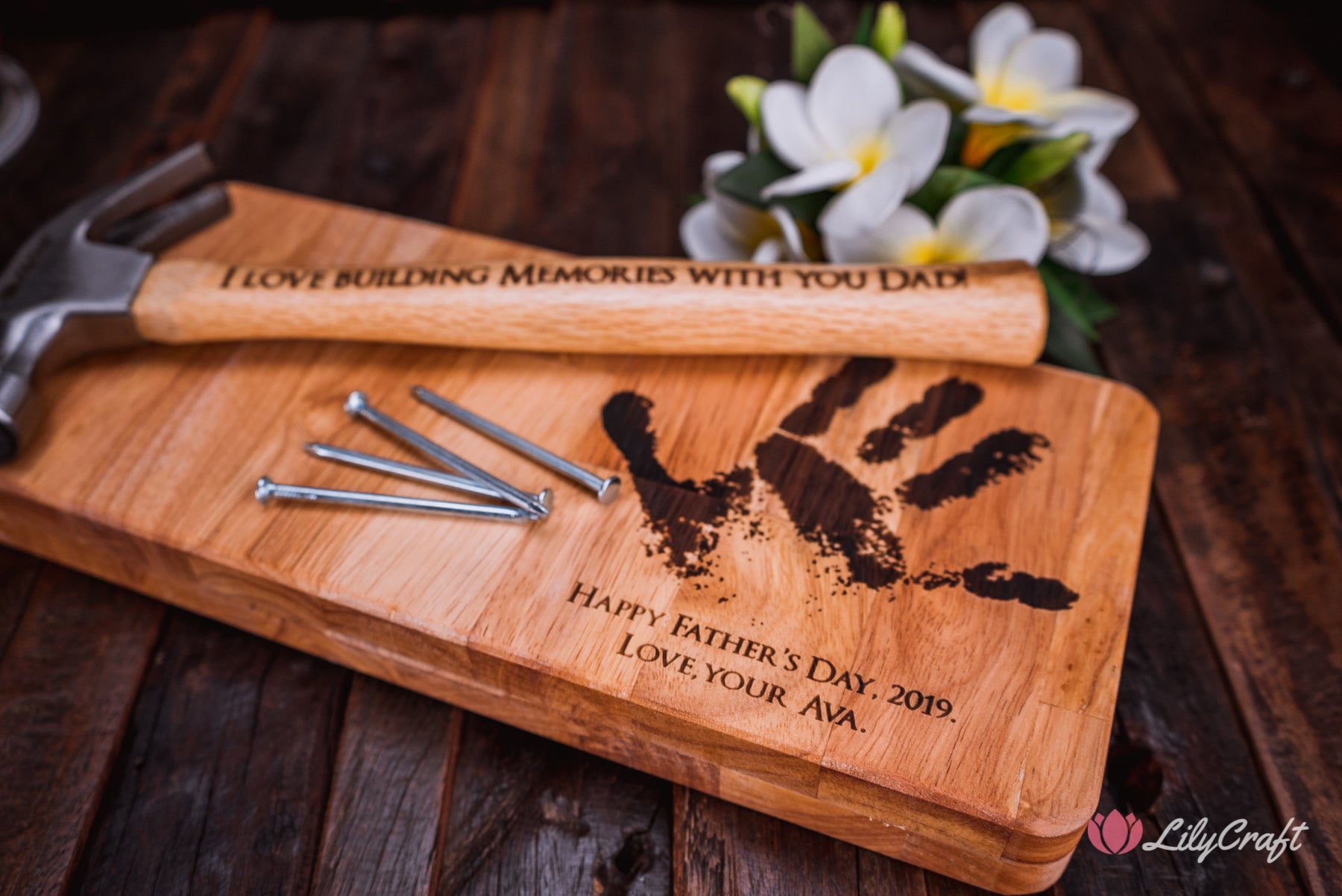 custom engraved fathers day gift hammer