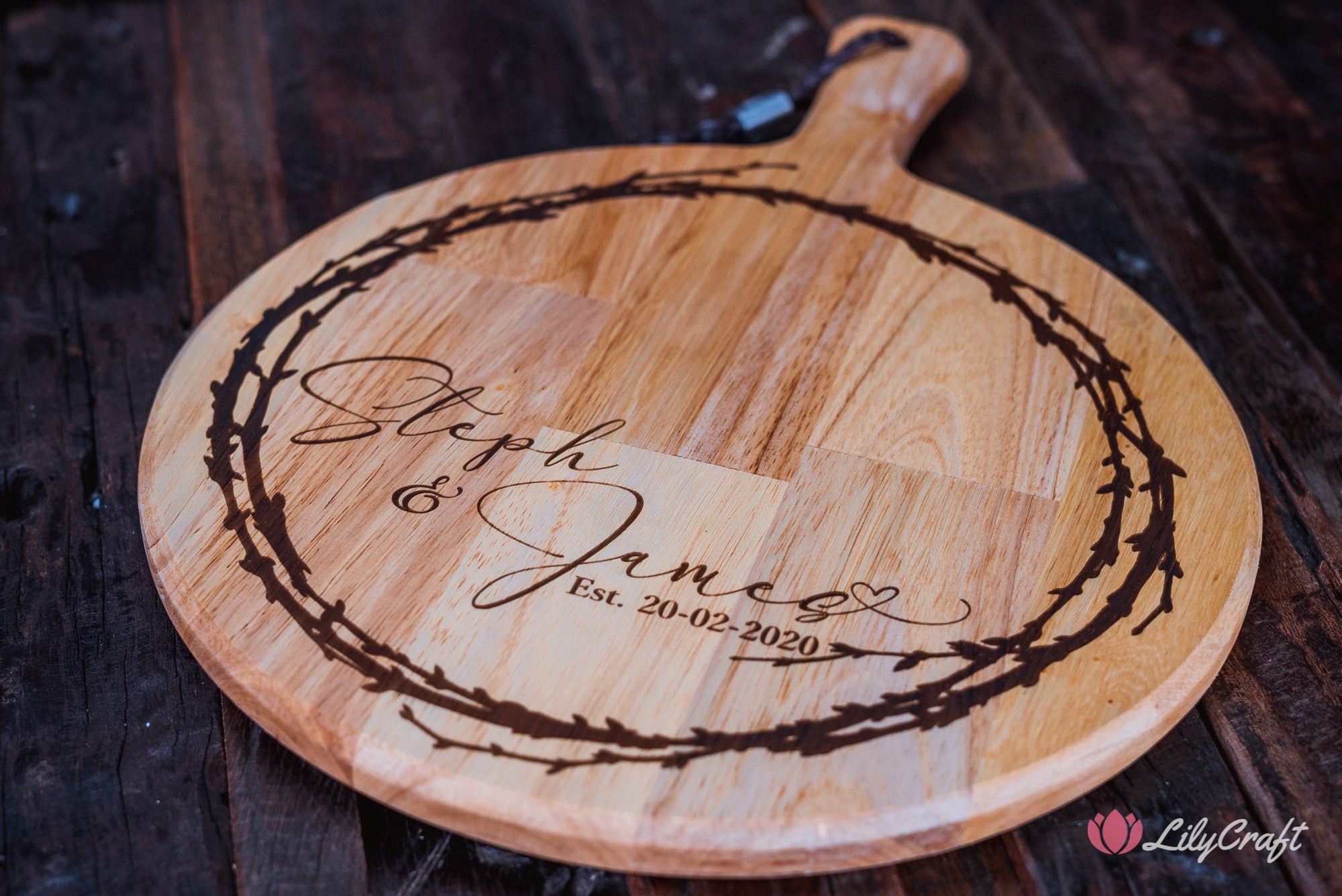 custom serving board