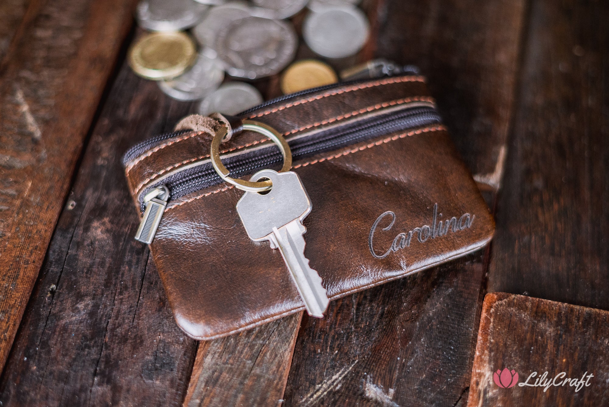 zipper coin purse