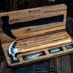 fathers day hammer gift set. thank you for helping us build our life hammer quotes