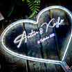 engraved personalised light up cake topper