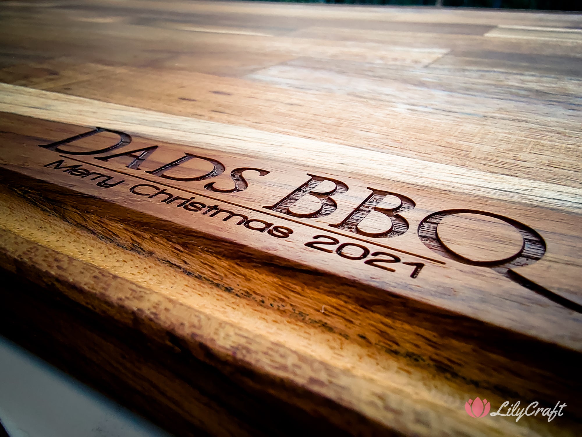 large bbq serving board