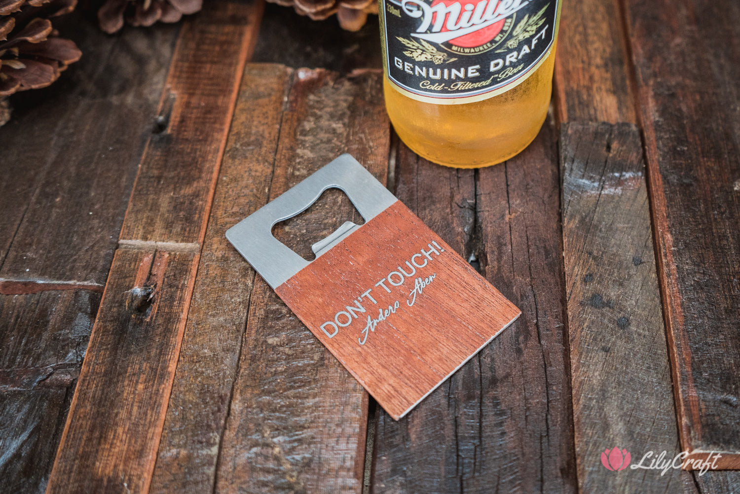 credit card bottle opener lilycraft