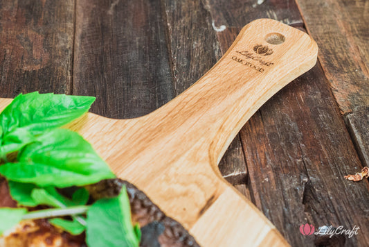 personalised pizza board lilycraft