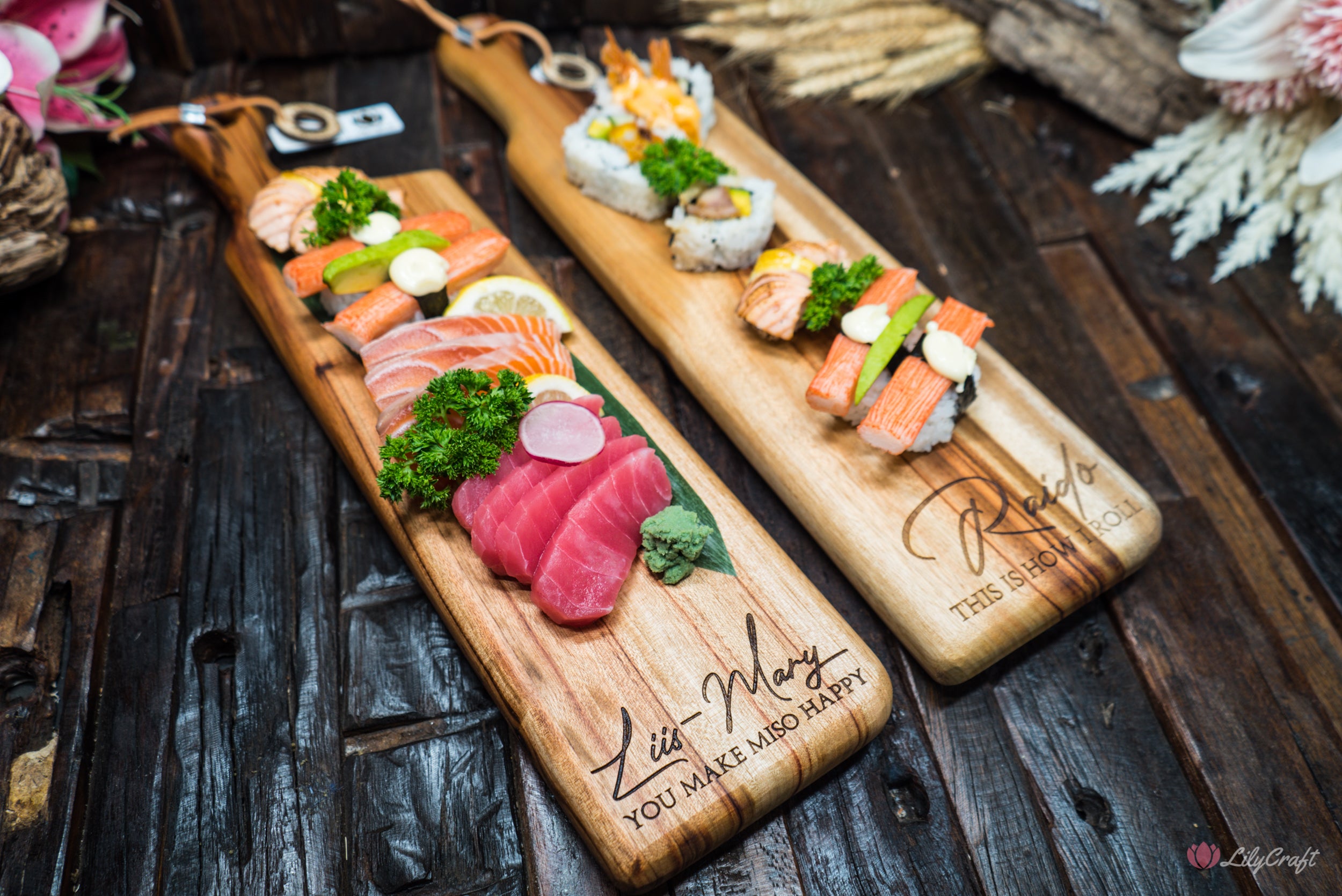 personalised sushi board