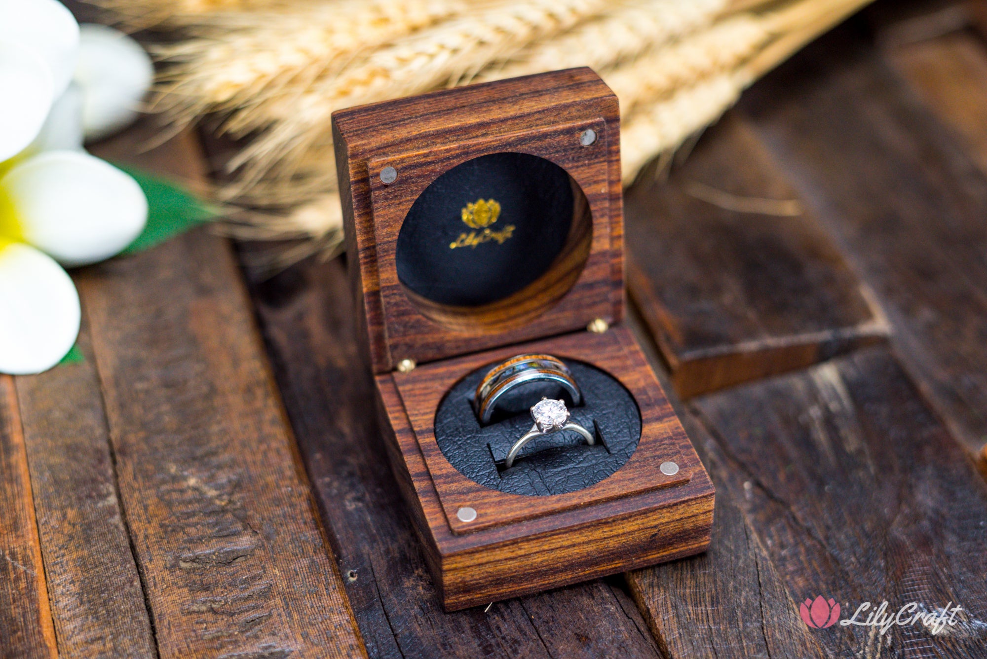 wedding ring box double ring box