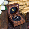 custom wedding ring box for two rings