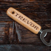 Wooden Bottle Opener, Personalised Wooden Beer Bottle Opener. Engraved Grooms Gift, Fathers Gift.