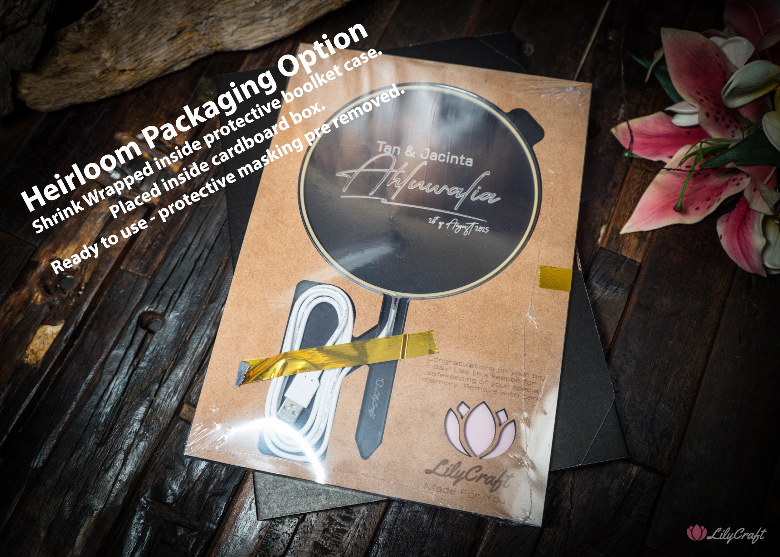 led cake topper protective packaging