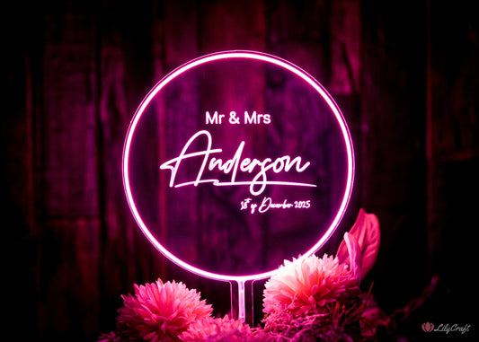 pink neon cake topper best wedding cake toppers