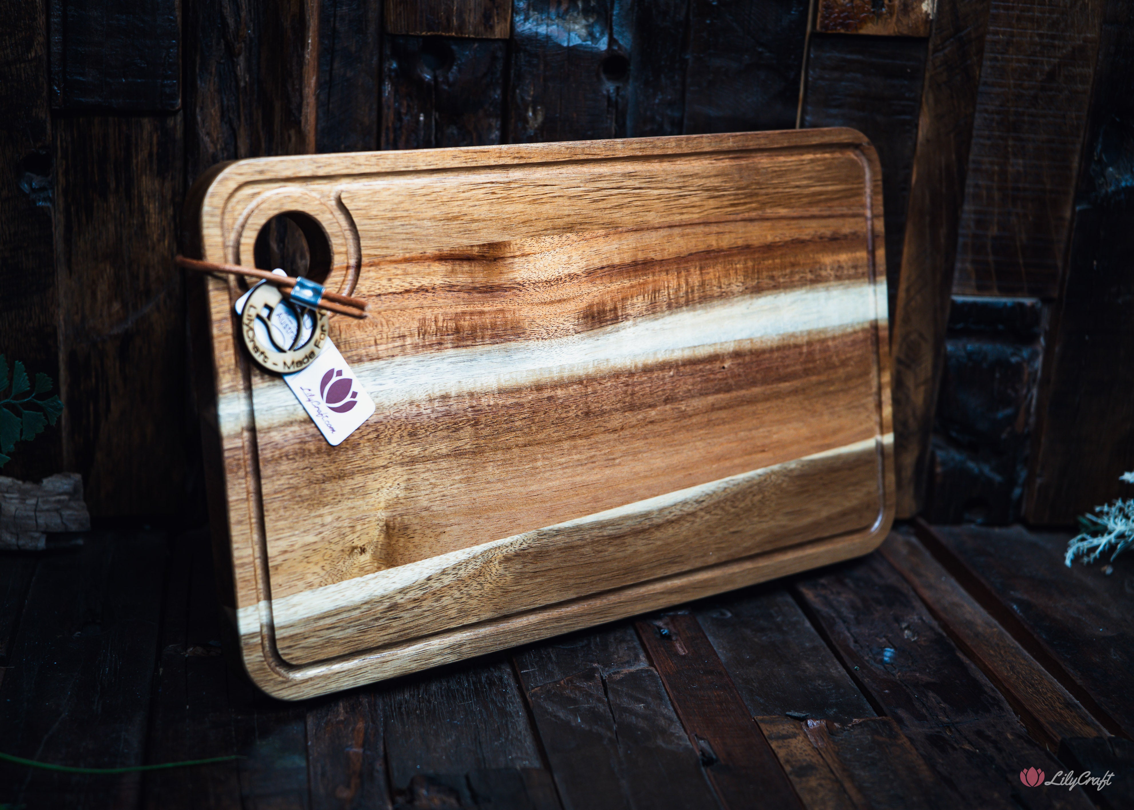 SMALL BBQ STEAK CUTTING BOARDS ACACIA WOOD