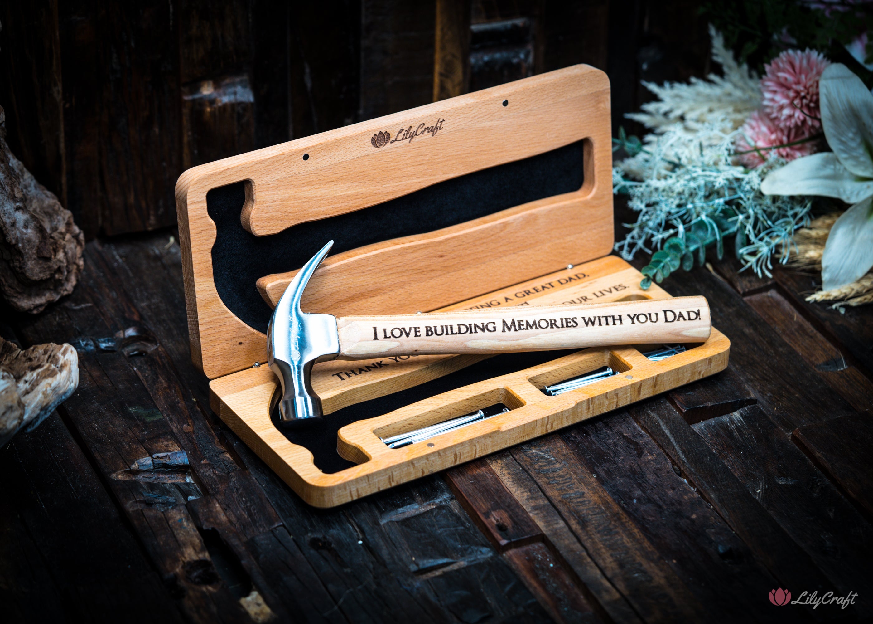 personalised gifts for men i love building memories with you dad
