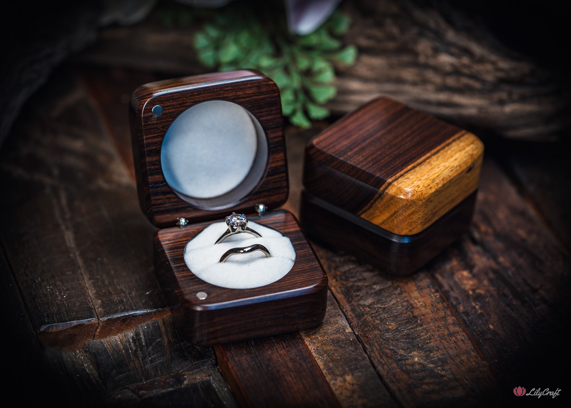 rosewood ring box premium high end ring boxes
