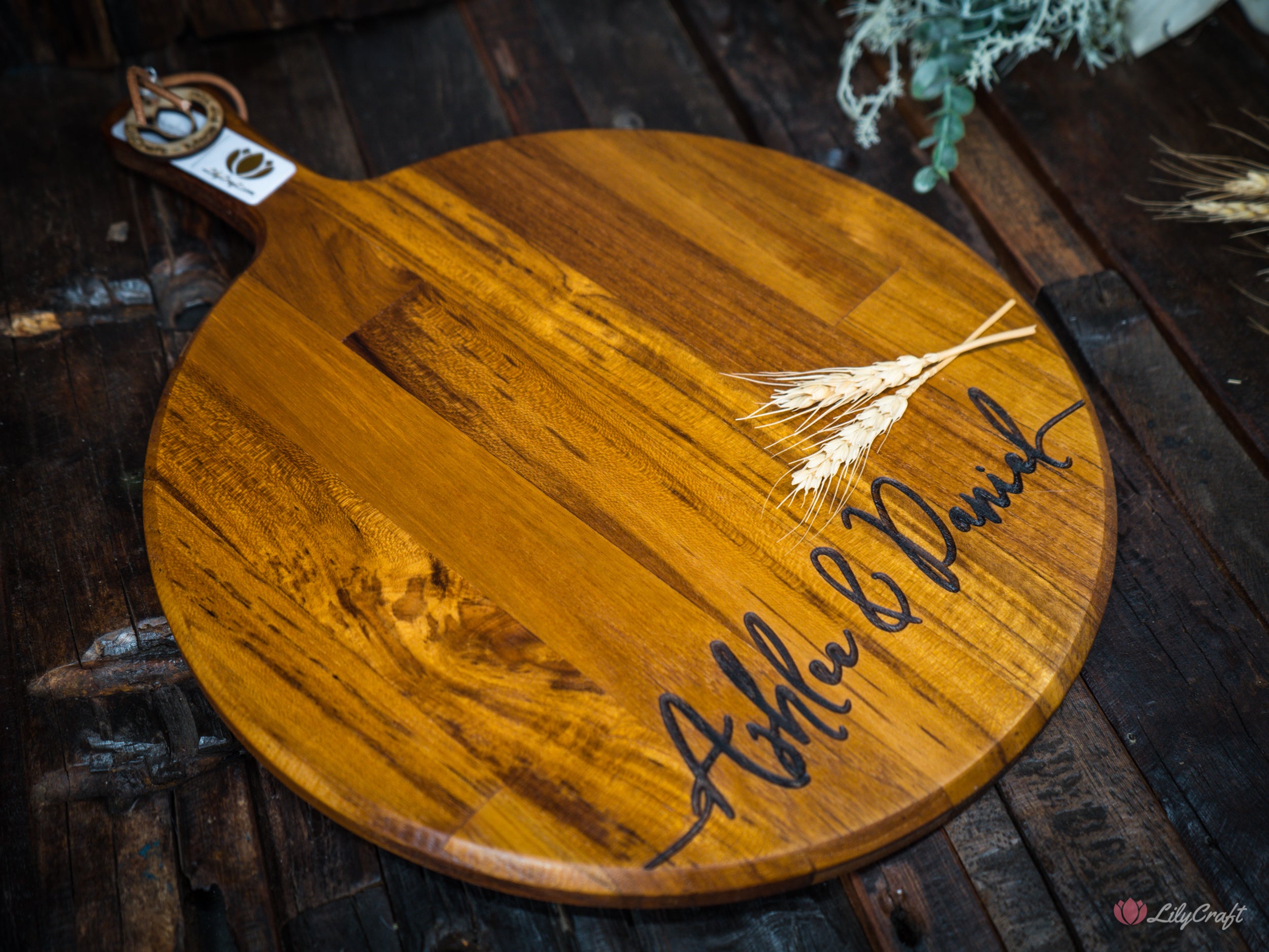 One-of-a-Kind Personalized Serving Platter for Special Occasions