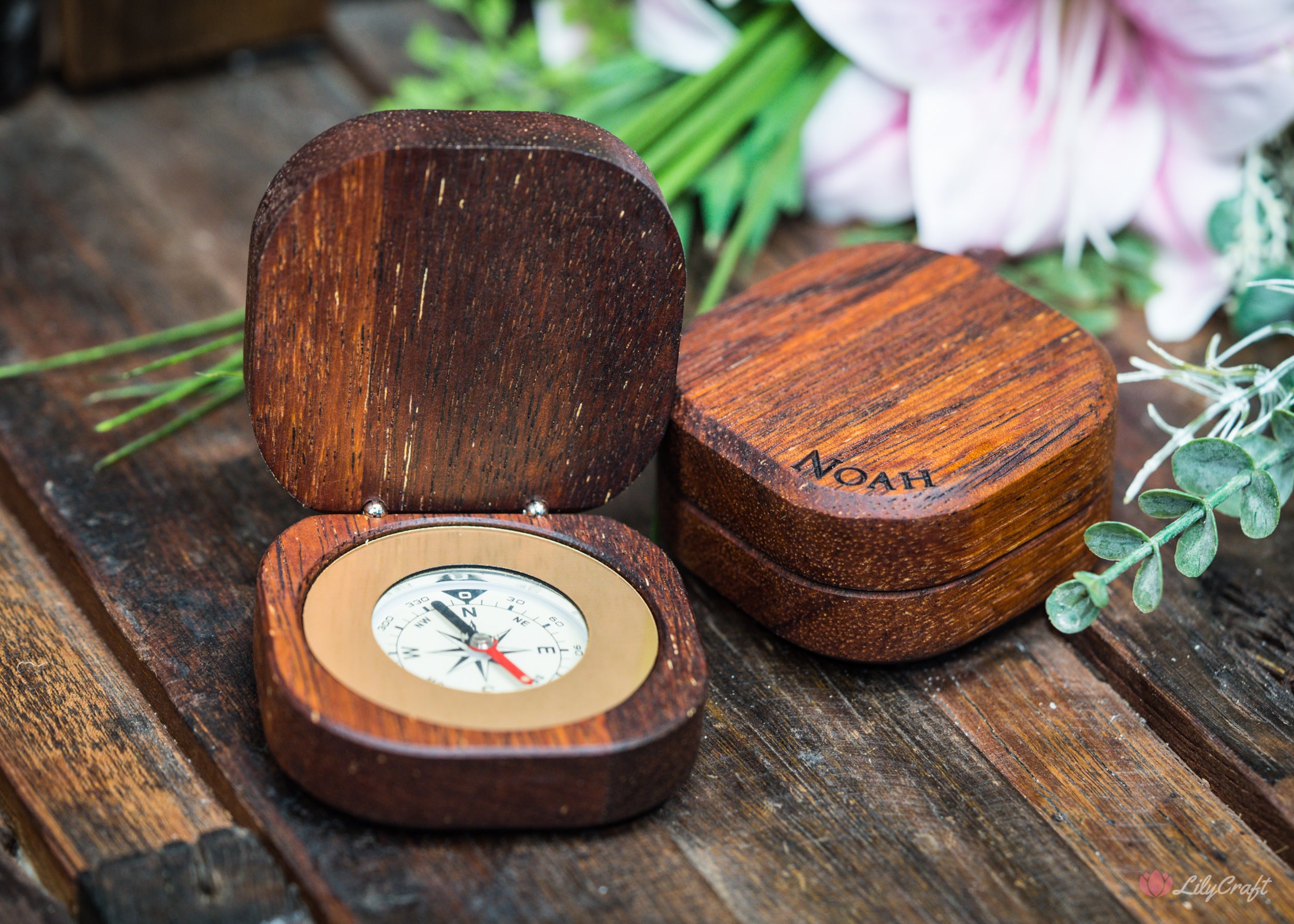 Personalised navigation compass gifts