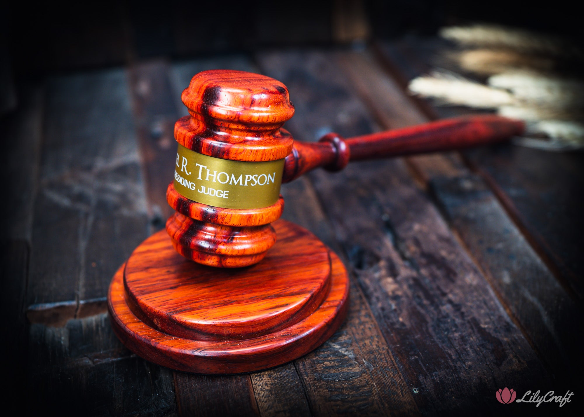 custom ceremonial gavel gift